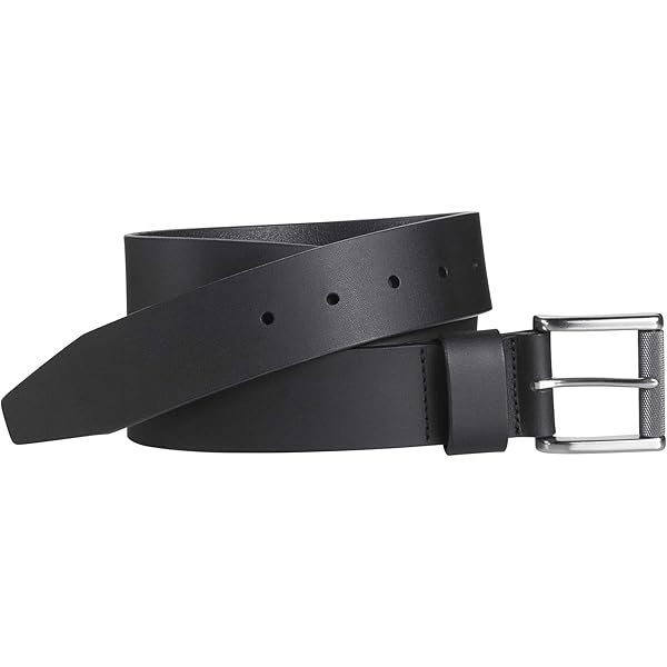 Johnston & Murphy Mens Roller Buckle Belt Black 36 One Size at